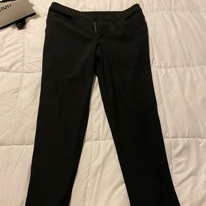 Men black Lululemon ABC slim pants 33x32